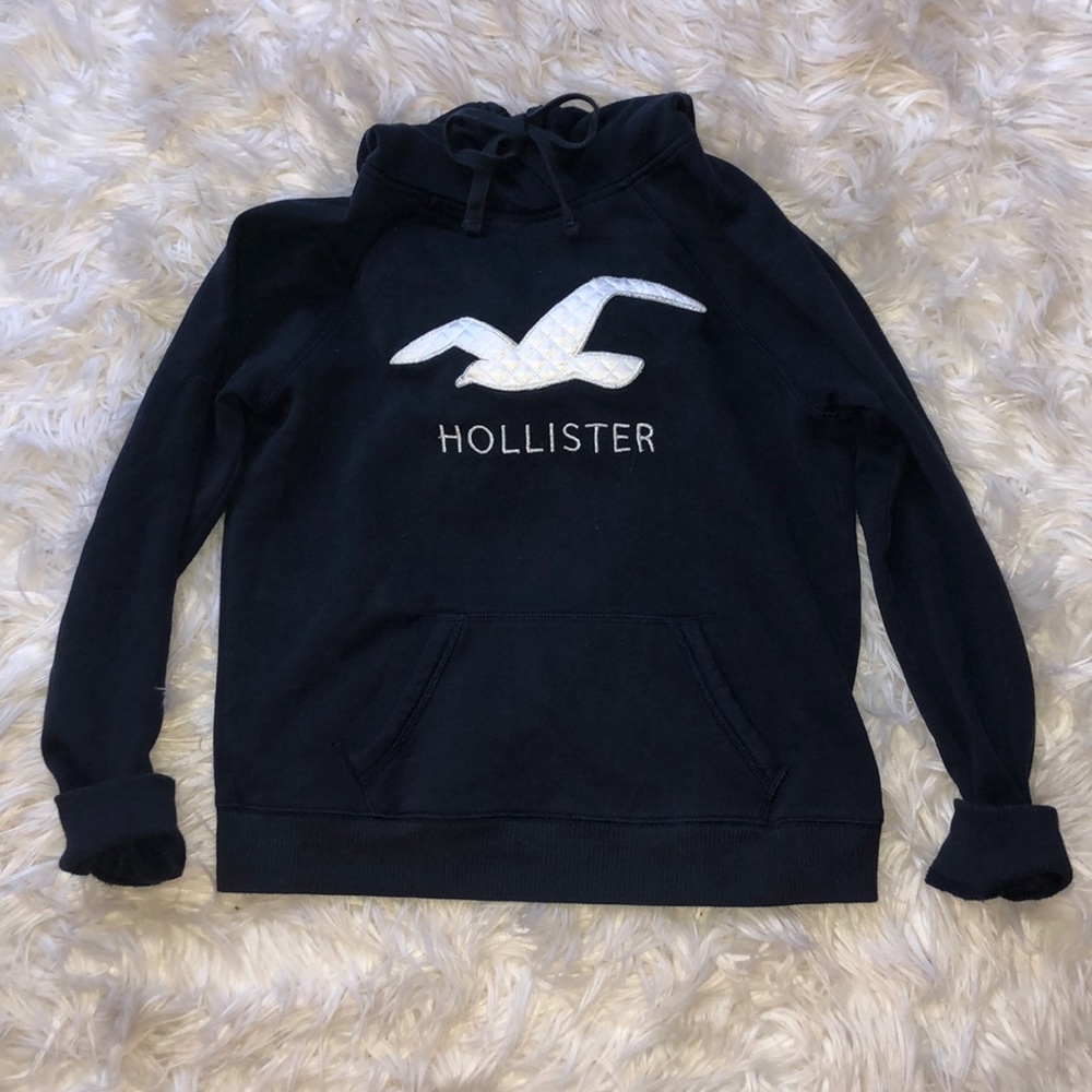 Dark Blue Hollister Hoodie Size Small
